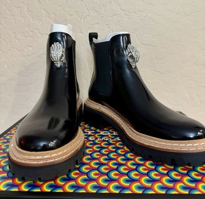 KURT GEIGER  Women s Black Patton Chelsea Boots - 7.5 L@@K
