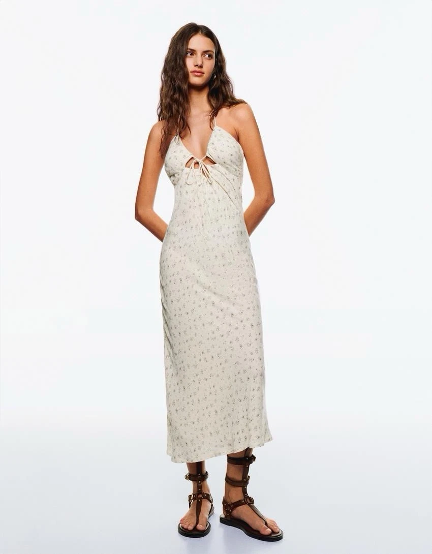 boden smocked midi dress Boden Women's Carolina Smocked Midi Dress in Green
