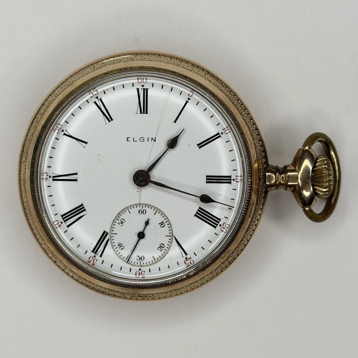 1893年製◇ELGIN 大型18S 17石 Gr，123 エルジン大型懐中時計◇ 1893年