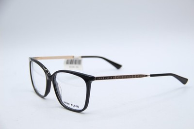 NEW ANNE KLEIN AK 5095 001 BLACK GOLD AUTHENTIC FRAMES EYEGLASSES 56-16