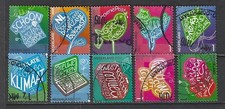 NVPH Netherlands 2856 - 2865 used Nederland 1 Groen 2011 Pays Bas