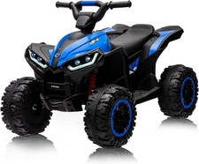 12V Kids Ride On Toy Car ATV 4-Wheeler W/ Music  Foot Pedal Electric Kids Gift