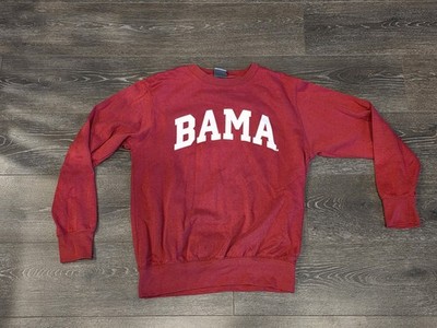 Vintage Alabama Crimson Tide BAMA Crewneck Sweatshirt MV Sport Medium Red