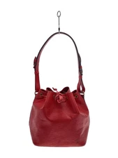 LOUIS VUITTON TOTE BAG LEATHER RED M44107 EPIPTINOE Used