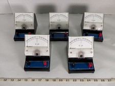Lot of 5 HiTek Galvanometers GH-0001 Science Lab Testing Electronics Meter Gauge
