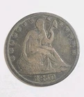1850-O Seated Liberty Half Dollar .50. Very Good.