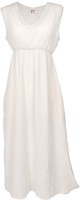 Boho Sommerkleid, Luftiges Baumwollkleid, Maxikleid, Strandkleid - Naturweiß