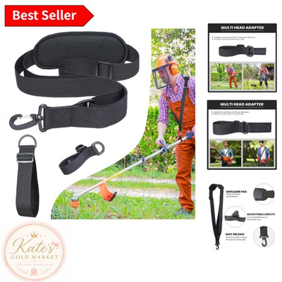 #ad Ergonomic Trimmer Shoulder Strap with Quick Release amp; Rotatable Clip 24 36in $18.99