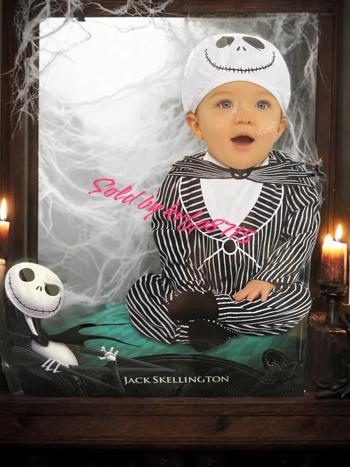 Disfraz Jack Esqueleto Bebé Halloween Talla 6-12 Meses Pesadilla Antes de Navidad Foto 2 de 3