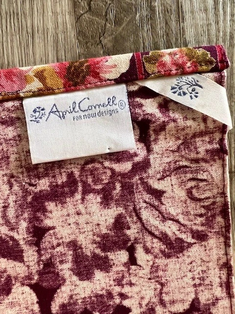 April Cornell Table Runner Anna Plum 13 x 72 Inches New With Tags - Image 4 of 4