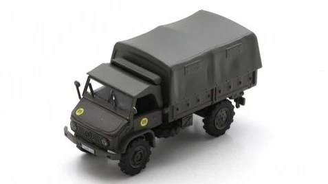MODELLINO CAMION MILITARE SCHUCO UNIMOG S404 GERMAN ARMY DIECAST SCALA 1/87 - Immagine 3 di 4
