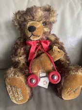 Hermann Spielwaren Sonneburg Museums Bears/mini Replica On Wheels 231of500