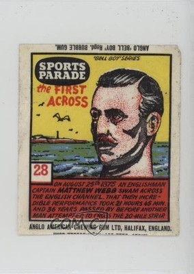1960 Anglo American Gum Sports Parade Matthew Webb #28 11bd