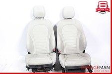 15-18 Mercedes W205 C350e Front Right & Left Side Complete Seat Cushion Set
