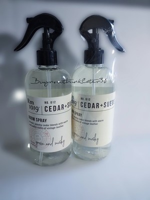 RM 1019 CEDAR + SUEDE ROOM SPRAY MIST 16 OZ AROMATHERAPY FOR MEN