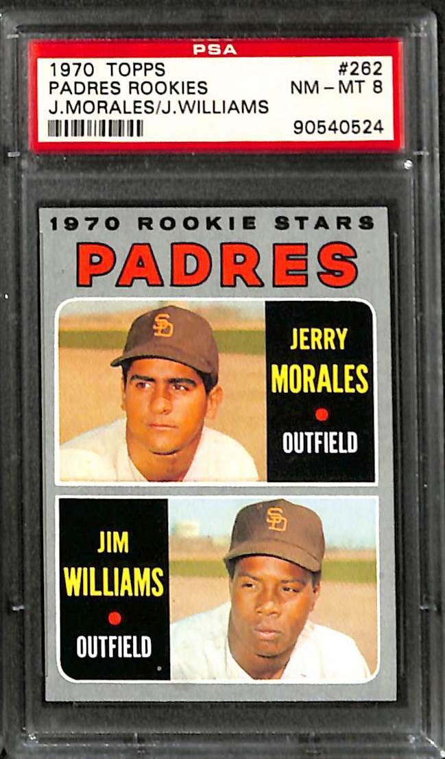 1970 Topps #262 Padres Rookies front