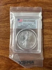 2021 American Silver Eagle First Strike Flag PCGS MS70 1 Oz Silver Coin 1$