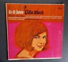 CILLA BLACK Is It Love LP EX Capitol Mono 1965 Original First Issue Black Labels