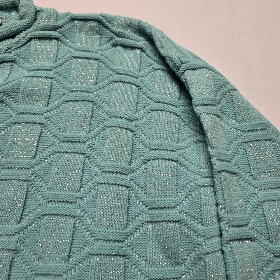 Suéter Vintage Dana Scott Grande Tejido Geométrico Pullover EE. UU. 90s Acrílico Foto 2 de 4