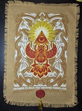 Widespread Panic Atlanta New Years 2025 Screen Printed Hemp Sack AE Rare