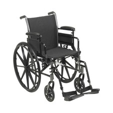 McKesson Lightweight Wheelchair Steel 18"W Swing-Away Footrest