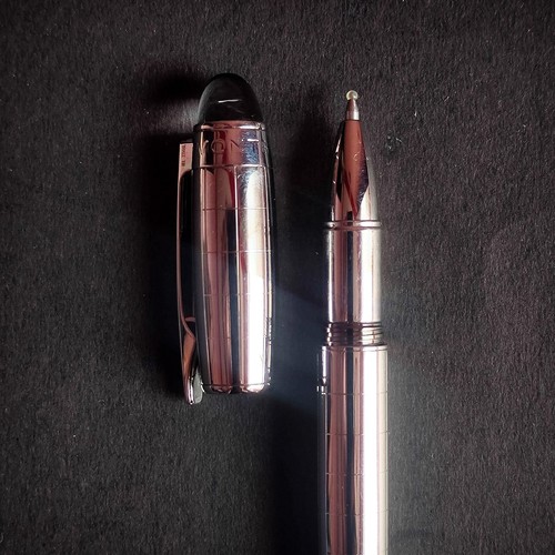 Penna a sfera Montblanc Chrome Checks Starwalker Roller - Foto 3 di 15