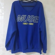 Big Size Unused V-neck Fleece Sweatshirt