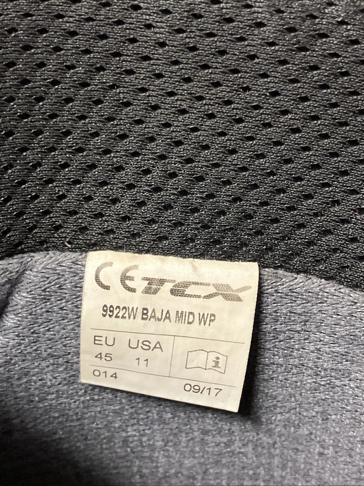 TCX Baja Mid-Marrón EE. UU. Talla 11 - Botas de Motocicleta de Cuero - EU 45 - Usadas Foto 3 de 4