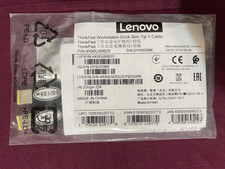 New Lenovo ThinkPad Workstation Dock Slim Tip Y Cable DY900ME