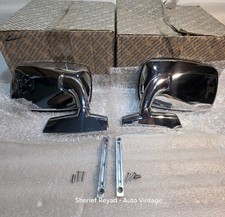 BMW E9 E3 E12 E21 E10 1602 2002 Side Mirrors Set Metal 51161821794 51161822076