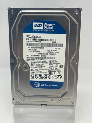 Western Digital WD3200AAJS 320GB Internal Drive Cache 8MB NIST Wiped and Tested