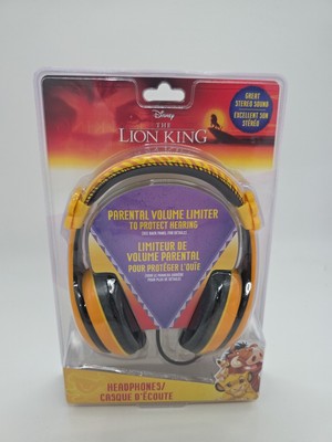 The Lion King Headphones For Kids Disney Ekids Over the Ear 3.5mm 