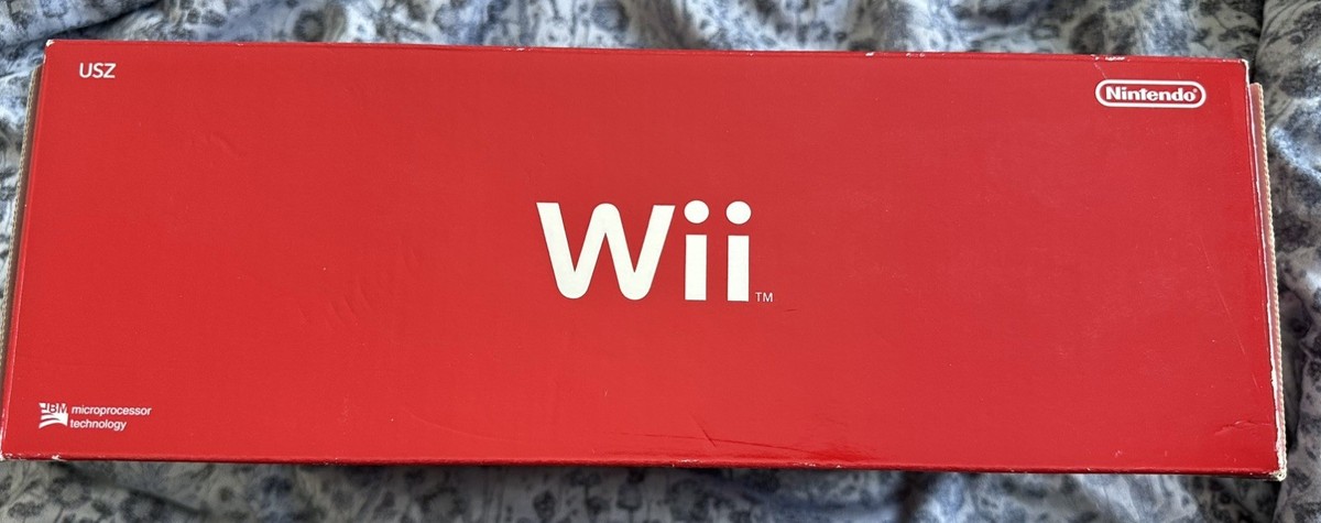 Nintendo Wii Red 25th Anniversary Special Edition Super Mario Bros