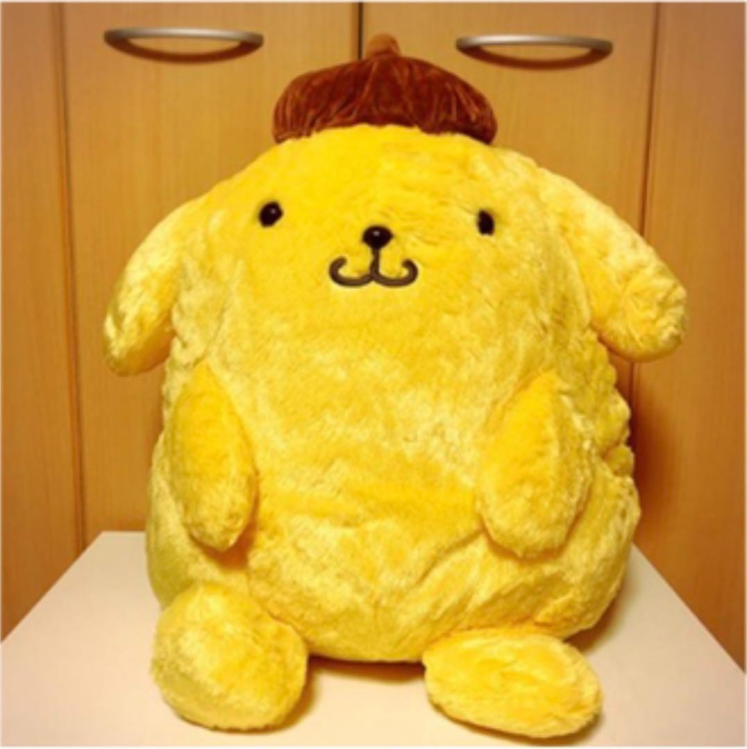 Pompompurin Giga Jumbo Fluffy Super Big Plush Doll 50cm Stuffed