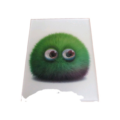 Gummimonster kleines Notizbuch, 3D Effekt, Farbwechsel -