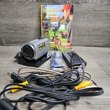 Sony Handycam DCR-SR42 HDD Camcorder Bundle Doc Station 40x Zoom 30GB 20H Record