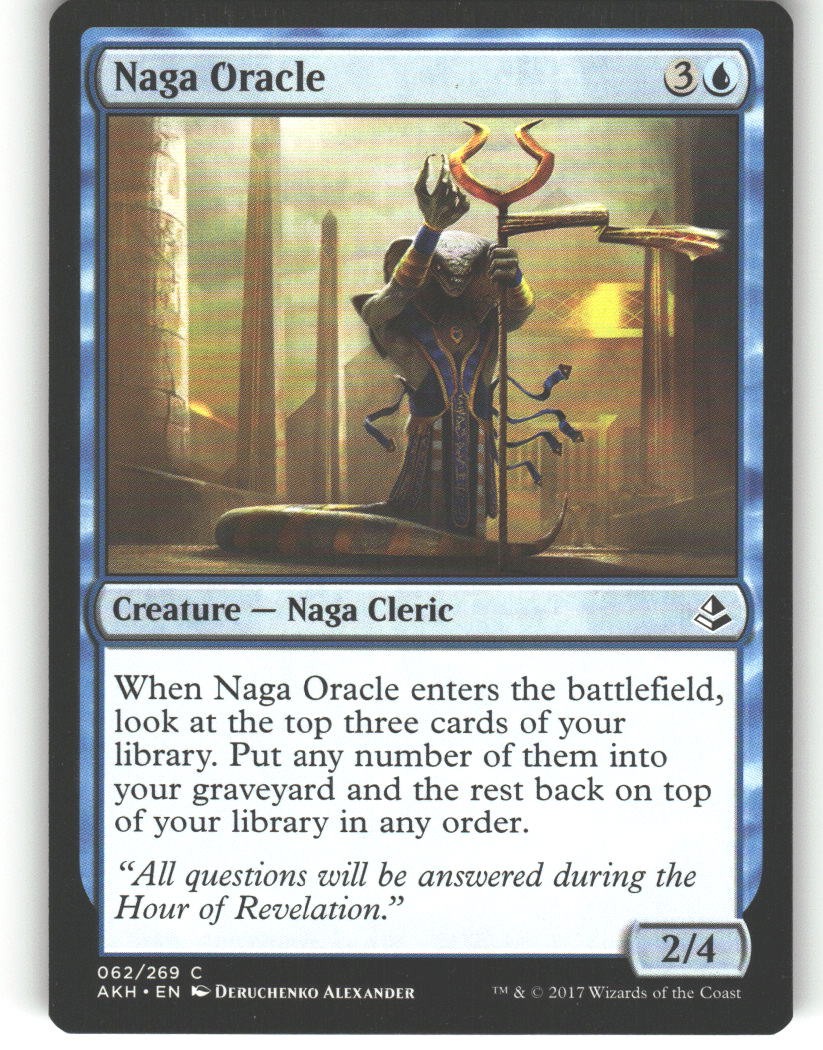 Naga Oracle - Amonkhet - MTG - Common - #62 - NM