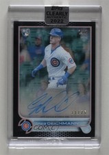 2022 Topps Clearly Authentic Auto Black 33/75 Greg Deichmann #CAA-GD Auto x7n