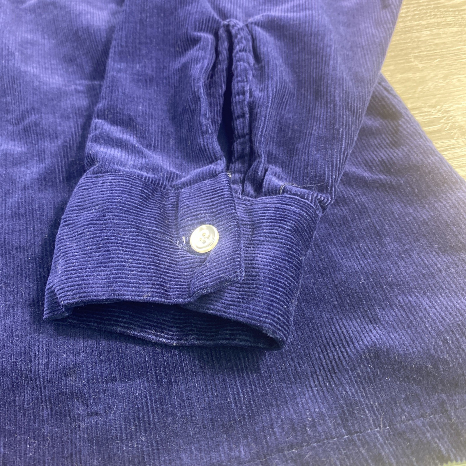 Universal Thread Button Up Down Long Sleeve Blue … - image 3