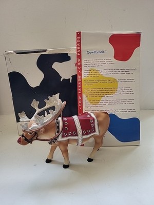 Cow Parade Moodolph 2002 #9147 Westland Giftware With Box & Pamphlet