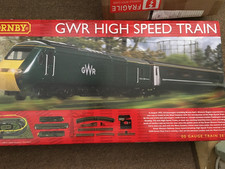 HORNBY 00 GAUGE GWR HST INTER CITY SET WITH SOUND 4 CAR SET DIGITAL NEW