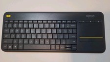 Logitech K400 Plus Wireless Touch Keyboard Touchpad for PC TVs W/ USB Dongle