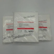 Cardinal Health Premium Underpads Wings Extra Absorbency 30x36 Lot of 15 UPPMX