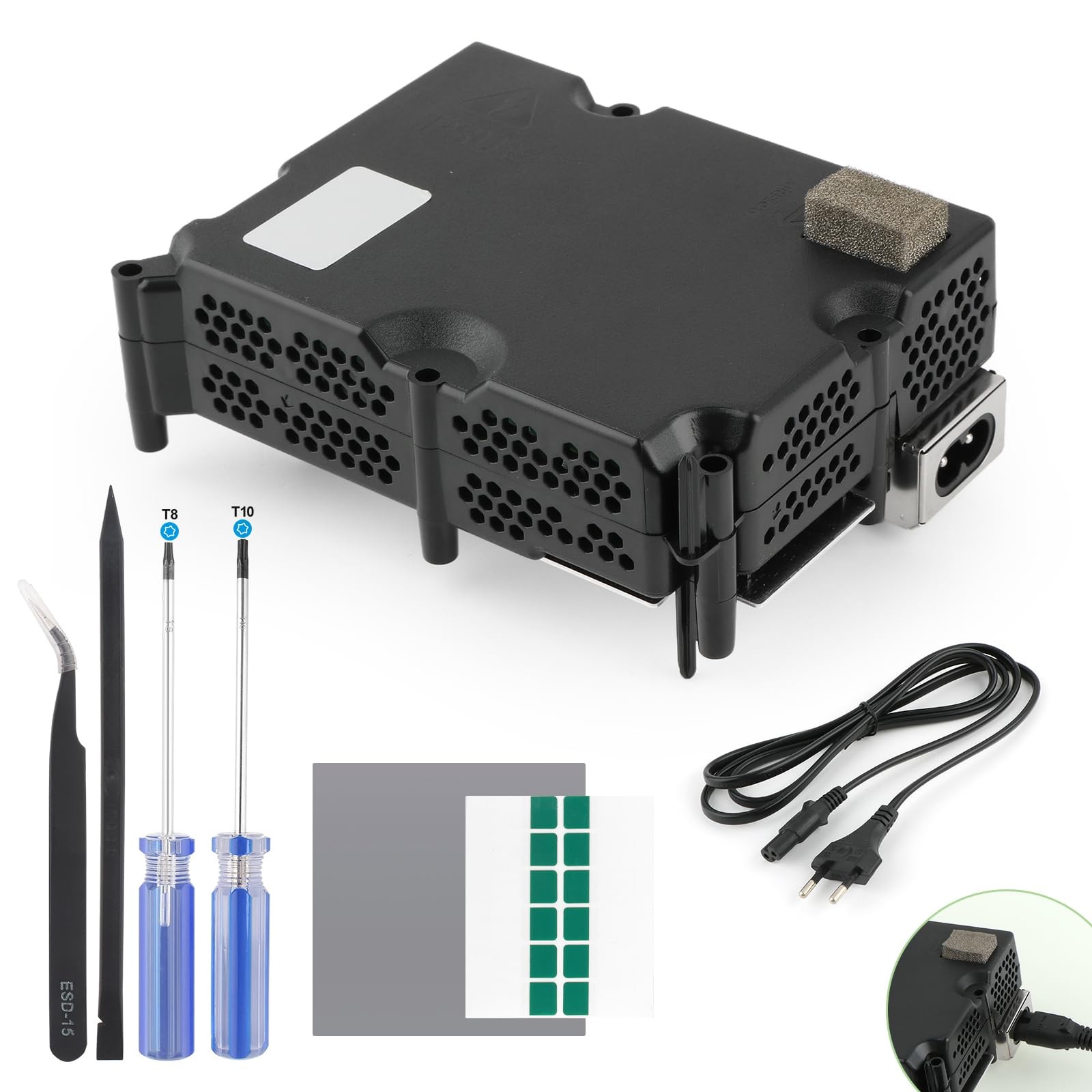 Alimentation Xbox Series S de rechange avec protection contre surtension