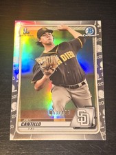 2020 Bowman Chrome Prospects Baseball Joey Cantillo REFRACTOR 1st Bowman #53/499