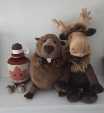 (US Only) Jellycat Birchly Moose, Briggs Beaver, Maple Syrup - NWT