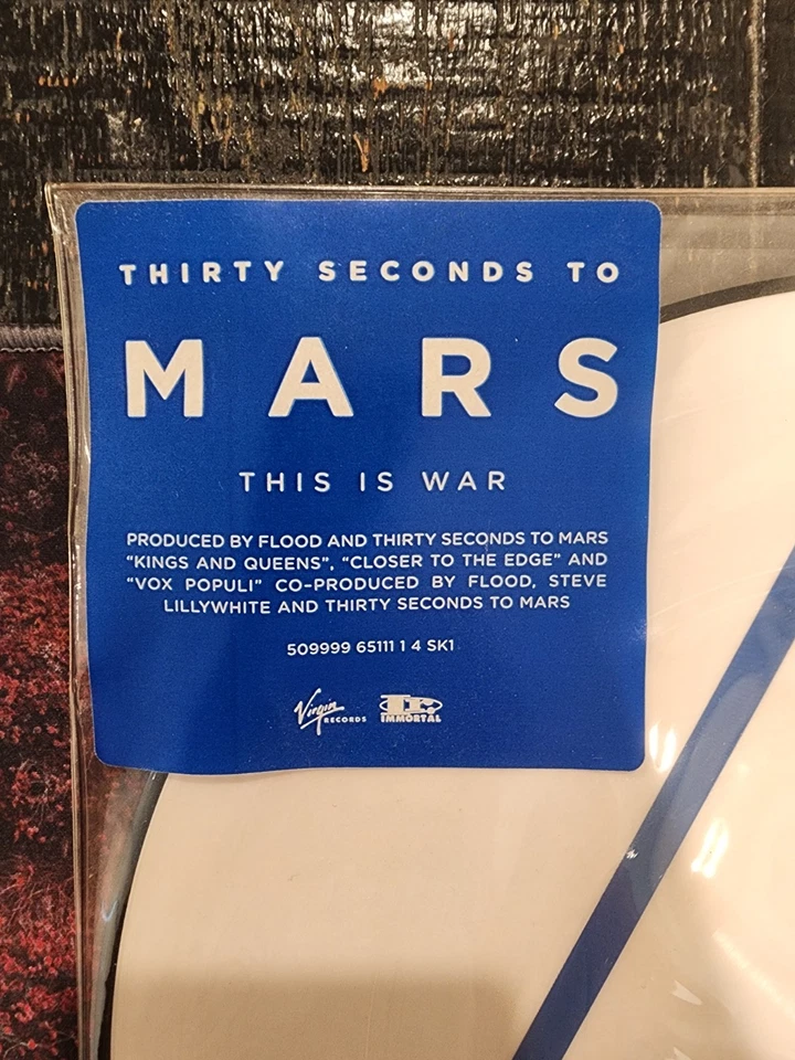 30 Seconds To Mars: 2009 This Is War New 2 LP Special Edition Picture Disc Vinyl - Image 2 of 4