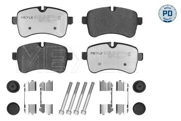 Plaquettes de frein Meyle 025 292 3221/PD pour stopper les sifflements de frein à disque