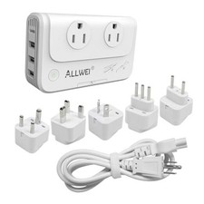 International Travel Adapter 220V to 110V Power Voltage Converter 230W White