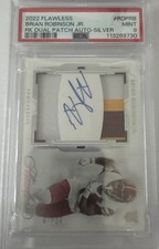 🔥BRIAN ROBINSON Jr. 2022 Flawless RPA /20 PSA 9 - 49ers 🔥 Auto Dual Patch